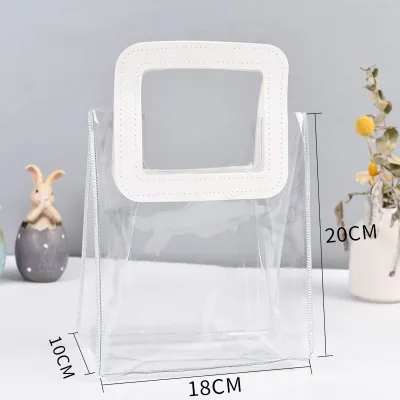 ❣️ Ready Stock ❣️ Transparent Gift Bag Wind Packaging Gift Bag Gift PVC Tote Bag