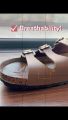 XES BSLM61084 Ladies Slip On Sandals ( Black / Brown / Grey ). 