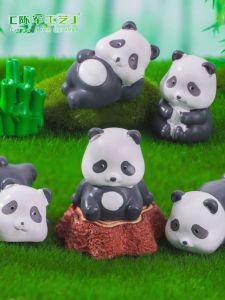 Đồ Trang Trí Cảnh Quan DIY Hình Gấu Trúc Dễ Thương Đồ Trang Trí Bàn Làm Việc Đồ Chơi Mô Hình Động Vật Cưng Đồ Trang Trí Để Bàn