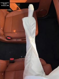 YOULIN | White Quick-drying Flattering Stretch Softshell Trousers