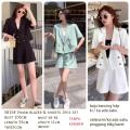 TM 5815 Vivian Blazer &  shorts set 2pcs import. 