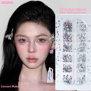 CHUBEISHI | Colorful Sparkling Diamond Face Stickers