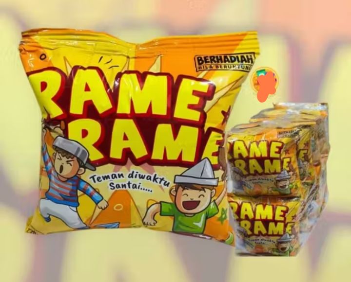 Ciki Rame Rame Snack Ciki Rame Rame (Berhadiah) kemasan 1pack isi 10pcs | Lazada Indonesia