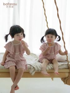 BAFANOU | Matching Big and Little Sister Floral Short Sleeve Dresses