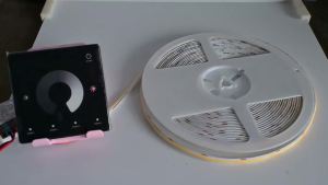 5m 10m COB LED Strip 24V Warm White Natural Dimmable Flexible Cabinet Room Light Decor 3000K 4000K 6000K 2.4G RF Touch Remote