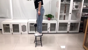 NEIKIA เก้าอี้ไม้พับได้ เก้าอี้ไม้อเนกประสงค์ เก้าอี้พับได้ เก้าอี้ พับได้ วางซ้อนกันได้ เบาะรองนั่งฟองน้ำ มีแผ่นรองเท้ากันลื่น Folding Chairs