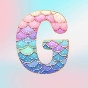 New Collection Diamond Painting Cartoon Embroidery 26 Letters Mosaic Fish Scale Pattern Holiday Gift