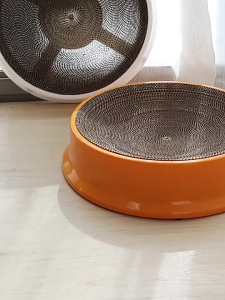 2in1 กรงเล็บแมวเหลากล่องแมวเหลากระดาษลูกฟูกไม่ง่ายที่จะทำลายสามารถนอนหลับสามารถเปลี่ยนเล็บเหลากระดาษ