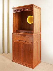 Simple Home Use Solid Wood Buddha Niche New Chinese Style Stand Cabinet God of Wealth Cabinet Altar Buddha Niche Cabinet