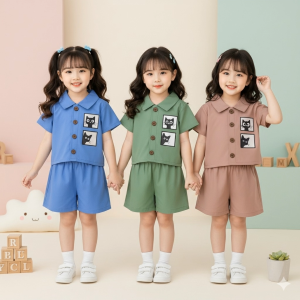Two Mix - Elea Set - Baju Setelan Celana Anak Perempuan Lucu Usia 1-8 Tahun 4446