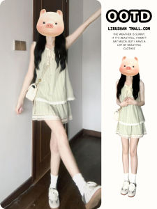 LIRUSHAN | Korean Style Short Sleeve Summer Dress