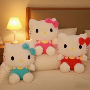 Sanrio | New In Stock Hot Hello Kitty Plush Toy Cute Sanrio Movie Cat Baby Kids Cartoon Hello Kitty Kids Doll Birthday Decor Gift