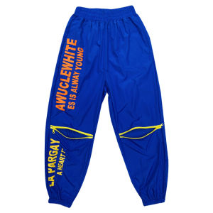 Quần Dài Thể Thao Rộng Rãi Nhanh Khô Cho Nữ Quần Dài Khiêu Vũ Hip Hop Đường Phố Quần Dài Làm Việc Màu Xanh Lam Mùa Xuân Thu