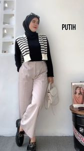 Keira Knit Sweater Wanita Korean Style Atasan Wanita Terbaru Rajut Knit Premium