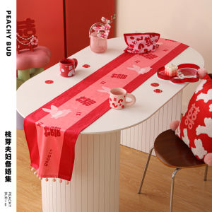 Elegant Modern Rabbit Table Flag Wedding Decoration Couples Bedroom Celebration Engagement Dinner Table Arrangement