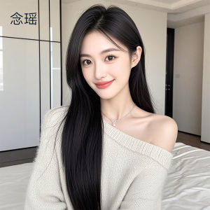 NIANYAO | Natural-looking High-end Full Hair Wig Human Hairs With Micro Needle Seamless Liquid Hairline