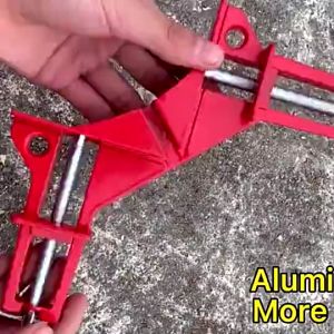 Corner Clamp Penjepit Sudut Frame Kaca Kayu Angle 90 Derajat Max Range 75mm diy woodworking Penjepit Kayu Kaca / Mini Clamp 3" Siku L Atau T Klem Sudut kayu Corner Craft Woodworking DIY catok siku clamp corner