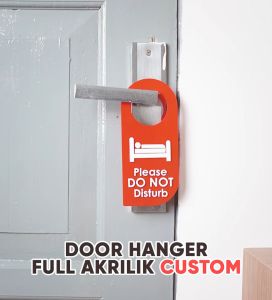 Do Not Disturb Sign Gantungan Sign Pintu