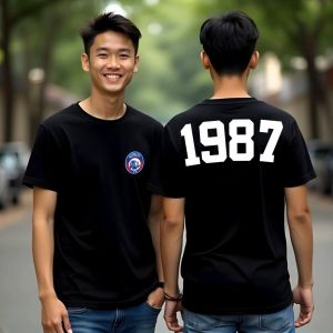 Danshop - T-SHIRT KAOS SEPAK BOLA AREMA 1987 BAHAN 24S