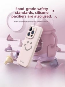 Sup&LV | Full Lens Protection Liquid Silicone Case for iPhone 15