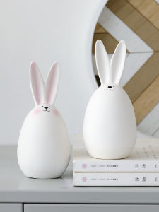 Đồ Trang Trí Phòng Khách Bằng Gốm Thỏ Dễ Thương Mini Phong Cách Hiện Đại Tối Giản Đồ Trang Trí Nhà Đồ Trang Trí Bàn Đồ Trang Trí Không Gian