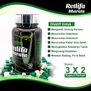 Obat Jantung Koroner Pembengkakan Penyumbatan Jantung - Retlifa Bharata BPOM Garansi 100% Original