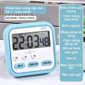 Đồng Hồ Bấm Giờ Điện Tử Đa Năng Im Lặng
