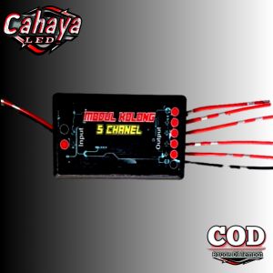 modul lampu kolong 5 Chanel 12volt-24volt