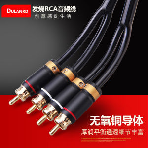 Fancier Grade Oxygen-Free Copper HiFi Dual RCA Audio Cable CD Amplifier Red and White Two to Two Dual RCA Monster Signal Cable