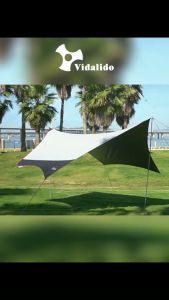 Vidalido Flysheet Tarp 3.6x4.2 เมตร พร้อม อูปกรณา ทรงผีเสื้อ ขนาด 3.6x4.2 สำหรับ Vidalido ฟลายชีท
