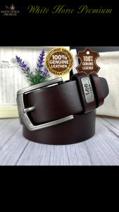 Lee Full Leather Belt Casual Leather Belt Genuine Full Cowhide Leather Tali Pinggang Kulit Lelaki