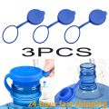3/5/10pcs Silicone Safety Water Bottle Plug Replacement Lid Water Bottles Reusable Bottle Cover for 55mm 3/5 Gallon Water Jugs. 