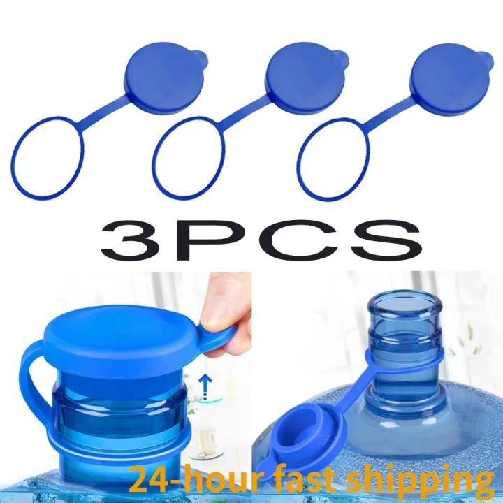 3/5/10pcs Silicone Safety Water Bottle Plug Replacement Lid Water Bottles Reusable Bottle Cover for 55mm 3/5 Gallon Water Jugs