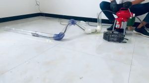GQ-75 Alat Pembersih Pipa Listrik Tersumbat dengan Enam Pisau dan Kawat Pegas 20M/Solusi Profesional untuk Penyumbatan Drainase/Cocok untuk Toilet/Pembuangan Lantai/Dapur/Berbagai Penyumbatan Pipa Drainase
