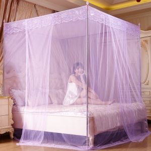 New 2025 Mosquito Net for Bedroom No Installation Required 1.5m And 1.8m Sizes Suitable for Double Bed No Drilling Needed