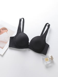 Áo Ngực Hở Lưng Chữ V Màu Trắng Cỡ Lớn 90B Vải Nylon Thoáng Khí Dây Đeo Cố Định Bánh Xe Ba Cấp Áo Ngực Hở Vai Chữ V