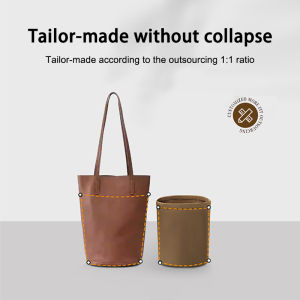 EverToner Nylon material organizer suitable for fur lazy bucket bag storage and organization inner lining light and thin zipper