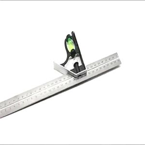 PENGGARIS SIKU L TUKANG MISTAR WATERPASS KOMBINASI 300 MM