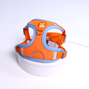 GBS Rompi Harness Tali Tuntun Hewan Reflektif Bersikulasi Udara Full Body Medium Adjustable