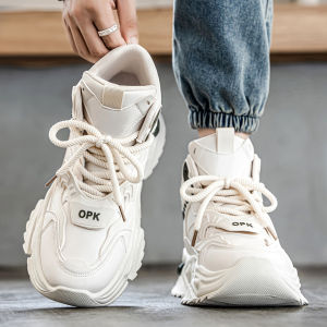 Mens High Top Casual Shoes Autumn New Style Versatile Sports Sneakers for Teenagers And University Students Comfortable Anti-Slip Wear-Resistant