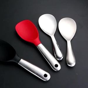 316 Stainless Steel Silicone Serving Spoon