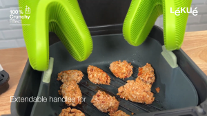 Lékué Silicone Kitchen Grip/Oven Mitt - Red/Green
