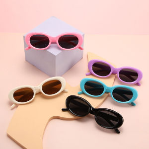 Kids Newly Sungglasses Girls Boys Cool Star Sunglasses fashion Sunshade and Sunscreen Oval Glasses