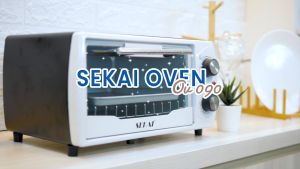 SEKAI Oven Listrik Low Watt Kapasitas Loyang 9L Pemanggang Makanan Serbaguna - OV 090