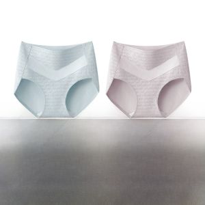 MiiOW | Antibacterial High-Waist Pure Cotton Triangle Shorts Underwear For Women Comfortable Seamless Inner Pants Autumn Winter New Style