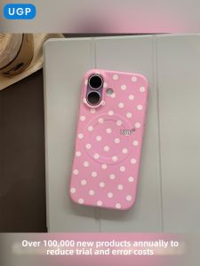 UGP | Magnetic Full Protection Case Pink Polka Dot