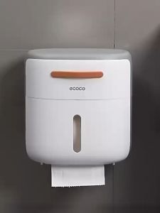 Hộp đựng giấy vệ sinh ECOCO 2 ngăn hiện đại mẫu mới cải tiến 2213