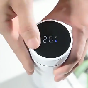 รับประกันห้าปี Tefal แก้วน้ำเก็บความเย็น แก้วเก็บความเย็น กระติกน้ำร้อน ขวดน้ำ water bottle 304 อาหารเกรดสแตนเลส 500ml เก็บความร้อน กระบอกน้ำสแตนเลส กระติกน้ำอัจฉริยะสุดไฮเทค สแตนเลส เก็บความร้อน มีเลขบอกอุณภูมิของน้ำร้อน