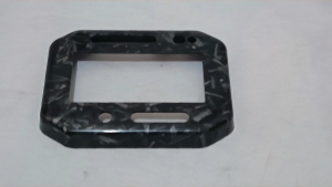 HONDA ADV 160 GAUGE PANEL COVER FORGED CARBON GLOSSY FOR ADV 160 MOTORCYCLE