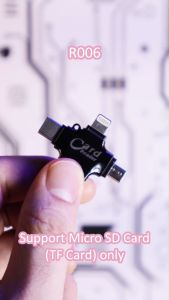 IDragon R006  Card Reader Smart OTG 4 In 1 ใช้งานง่าย พกพาสะดวก ขนาดเล็ก กระทัดรัด
